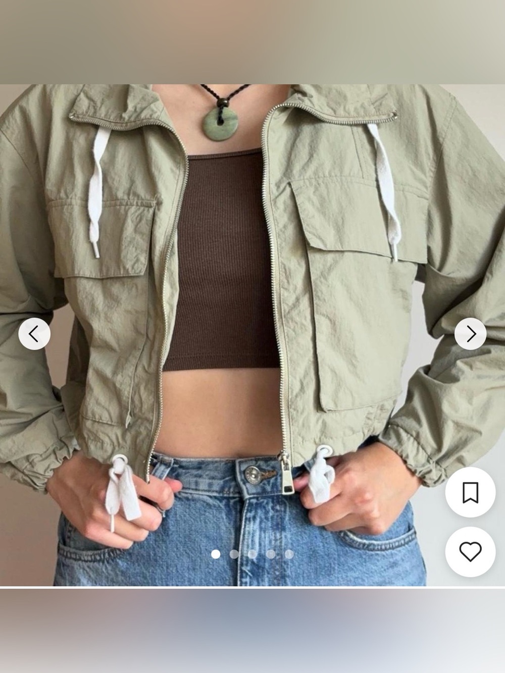 Sage Green utility jacket